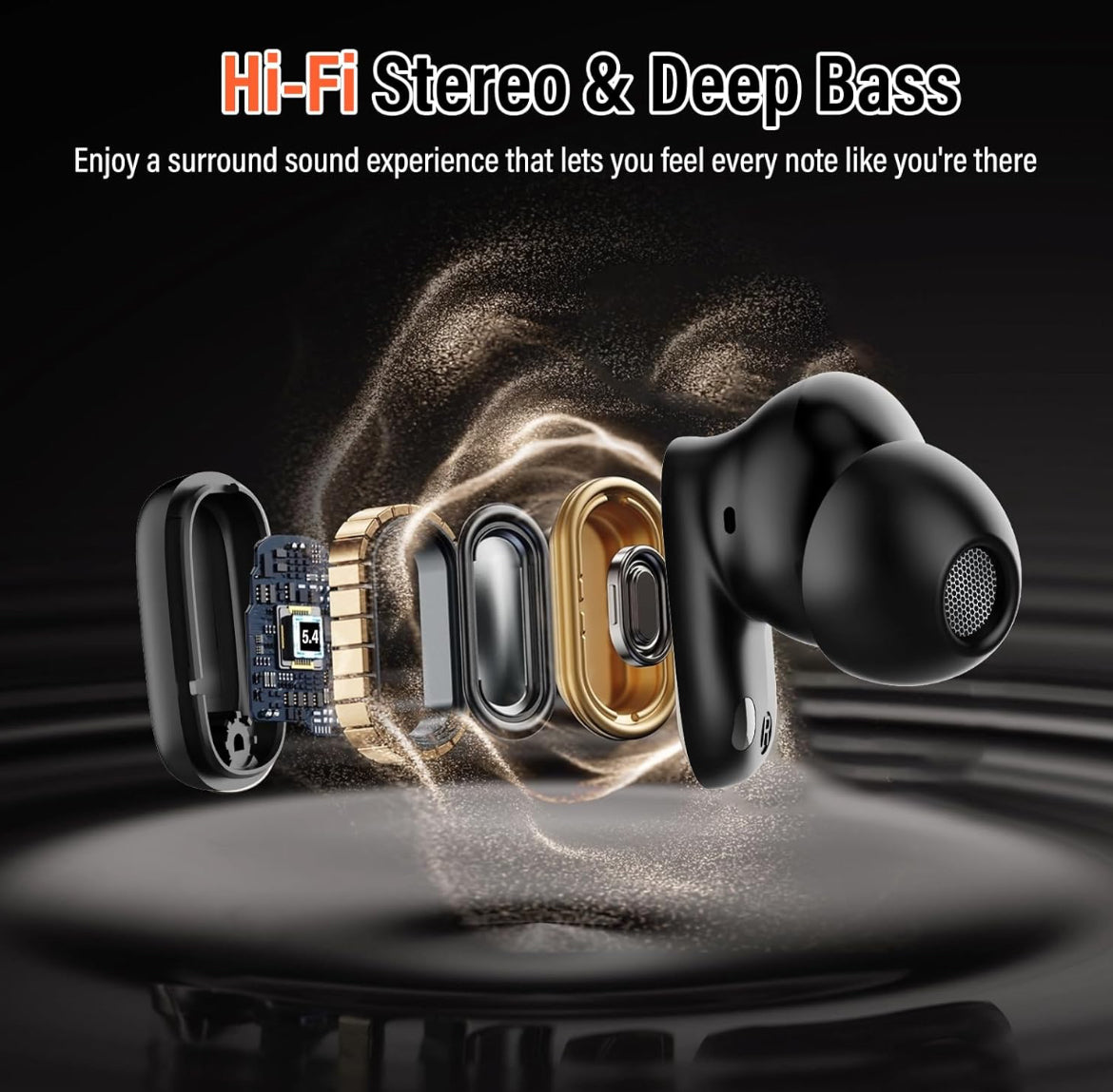Wireless Earbuds-Deep Base
